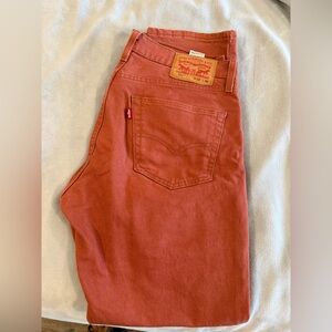 Levi's Brick Red 511 Jeans